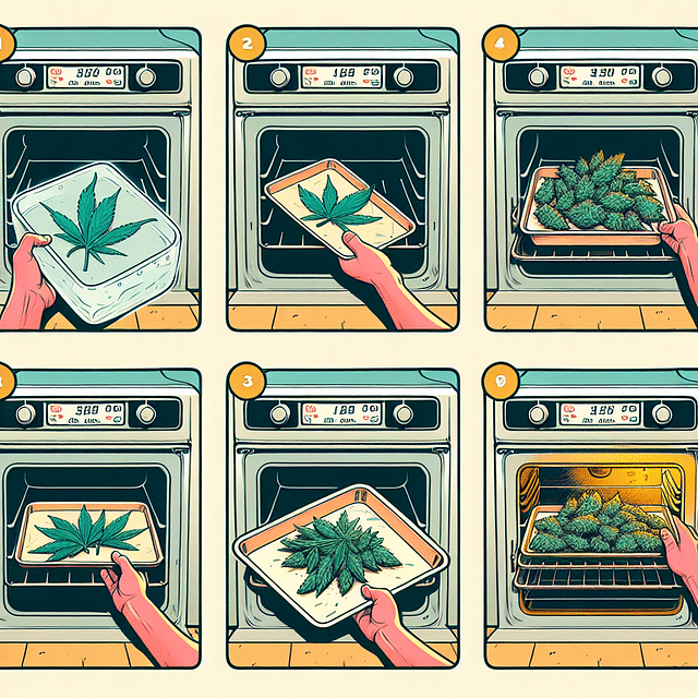 decarboxylating cannabis in the oven