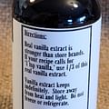 vanilla extract bottle