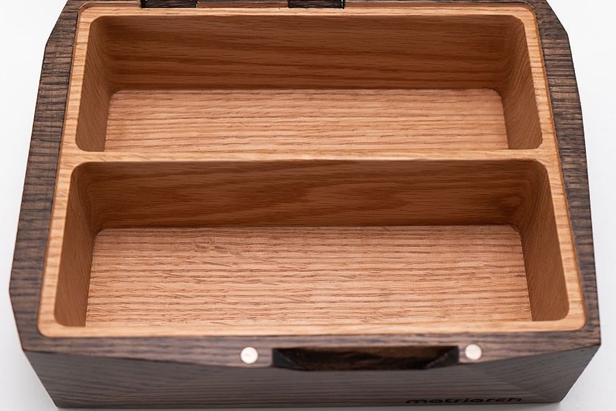 handcrafted wooden cannabis box