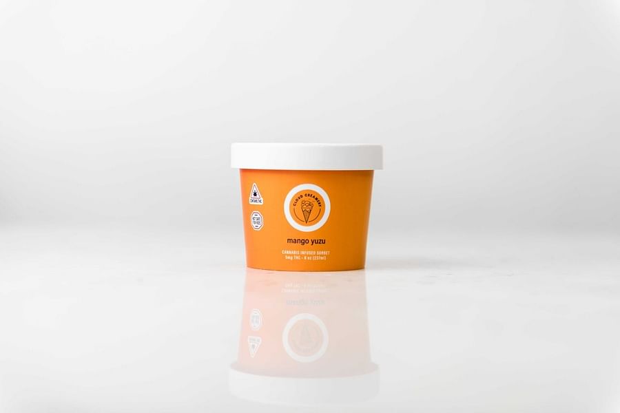 Cannabis-infused sorbet