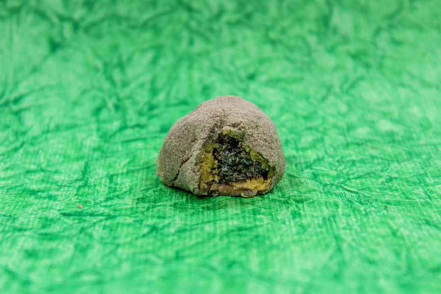 Closeup view of Moon Rock Weed, a potent strain of cannabis