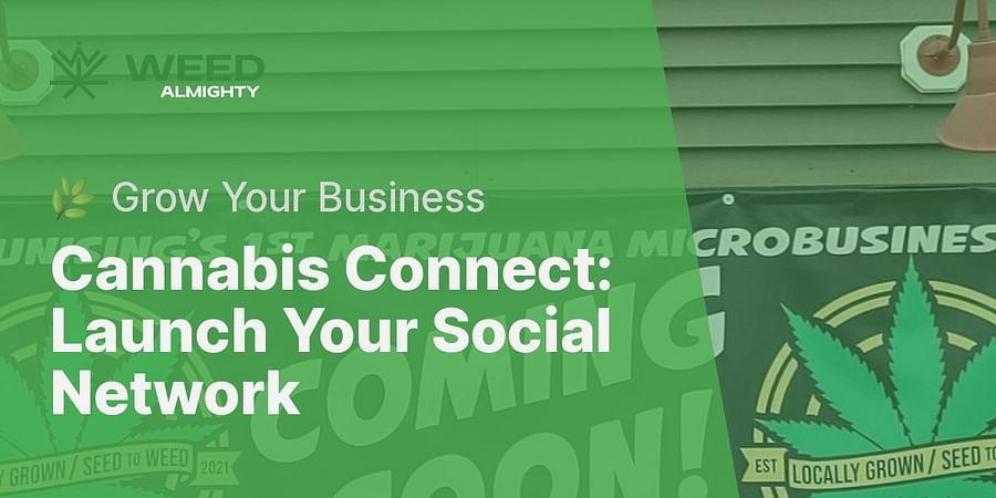 Cannabis Connect: Launch Your Social Network - 🌿 Grow Your Business