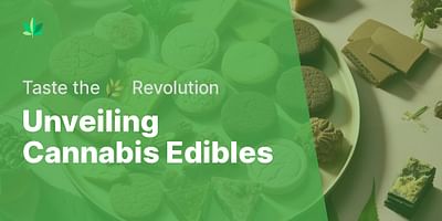 Unveiling Cannabis Edibles - Taste the 🌿 Revolution