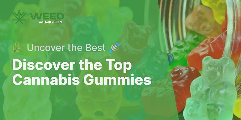 Discover the Top Cannabis Gummies - 🌿 Uncover the Best 🍬