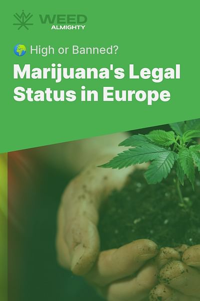 Marijuana's Legal Status in Europe - 🌍 High or Banned?