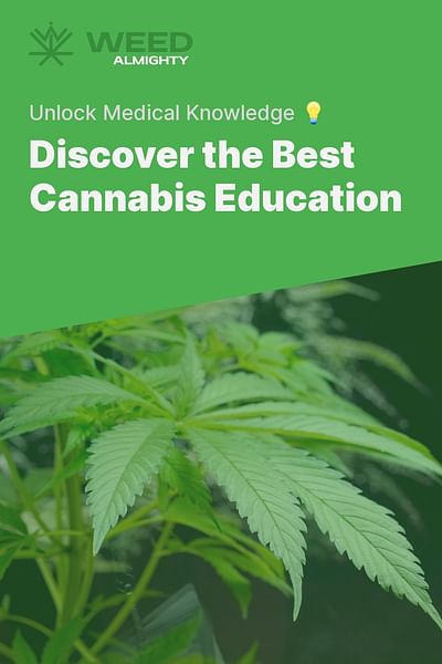 Discover the Best Cannabis Education - Unlock Medical Knowledge 💡